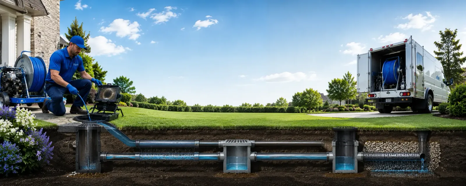 Outdoor drain cleaning information for Fowler, IL